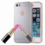 Zrkadlový ochranný kryt pre iPhone 5 / 5S / SE (2016) – strieborný
