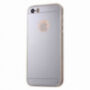 Zrkadlový ochranný kryt pre iPhone 5 / 5S / SE (2016) – strieborný