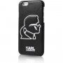 Karl Lagerfeld Hard Case Head Punk kryt pre iPhone 6 / 6S – čierny