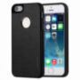 MOTOMO kovový ochranný zadný kryt pre Apple iPhone 5 / 5S / SE (2016) – čierny
