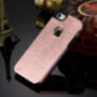 MOTOMO kovový ochranný zadný kryt pre Apple iPhone 5 / 5S / SE (2016) – ružovo-zlatý (Rose Gold)