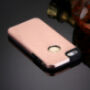 MOTOMO kovový ochranný zadný kryt pre Apple iPhone 5 / 5S / SE (2016) – ružovo-zlatý (Rose Gold)