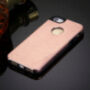 MOTOMO kovový ochranný zadný kryt pre Apple iPhone 5 / 5S / SE (2016) – ružovo-zlatý (Rose Gold)