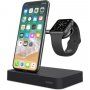 Belkin Valet nabíjací stojan pre Apple Watch a iPhone – čierny
