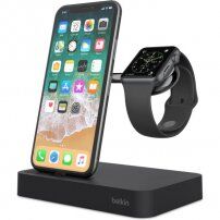 Belkin Valet nabíjací stojan pre Apple Watch a iPhone – čierny