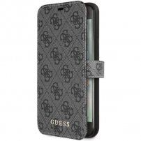 Guess Charms Book Case flipové puzdro pre iPhone 7 / 8 – sivé