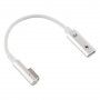 Redukcia 5 Pin Magsafe 1 (tvar L) na USB-C pre Macbook - sivý