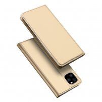 Dux Ducis flipové puzdro so stojančekom pre iPhone 11 Pro – zlaté