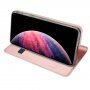 Dux Ducis flipové puzdro so stojančekom pre iPhone 11 Pro Max – ružovo-zlaté