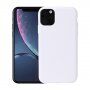 Howmark mäkký pogumovaný kryt pre iPhone 11 Pro Max – biely
