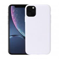 Howmark mäkký pogumovaný kryt pre iPhone 11 Pro Max – biely