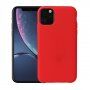 Howmark mäkký pogumovaný kryt pre iPhone 11 Pro Max – červený