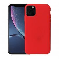 Howmark mäkký pogumovaný kryt pre iPhone 11 Pro Max – červený