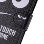 Flipové puzdro so stojančekom Do not touch my phone pre iPhone 11 Pro – čierne