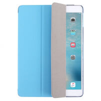 Puzdro se stojančekom a&nbsp;zadnou časťou z&nbsp;tvrdeného plastu pre iPad 9,7" (2017/2018) / Air – modré