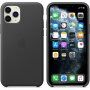 Originálny Apple kožený kryt pre iPhone 11 Pro Max – čierny