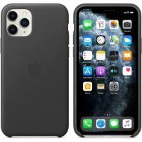 Originálny Apple kožený kryt pre iPhone 11 Pro Max – čierny