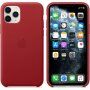 Originálny Apple kožený kryt pre iPhone 11 Pro Max – červený