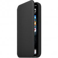 Originálne Apple Folio kožené flipové puzdro pre iPhone 11 Pro Max – čierne
