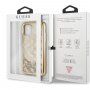 Guess 4G Peony Glitter presýpací kryt pre iPhone 11 Pro Max – zlatý