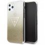 Guess Solid Glitter trblietavý kryt pre iPhone 11 Pro Max – zlatý