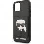Karl Lagerfeld kryt so slotom na kartu pre iPhone 11 Pro Max – čierny