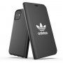 Adidas Originals Booklet Basic flipové puzdro pre iPhone 11 – čierne