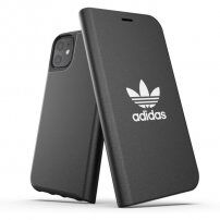 Adidas Originals Booklet Basic flipové puzdro pre iPhone 11 – čierne