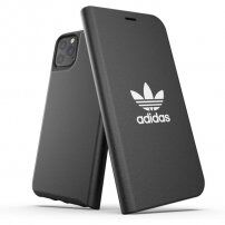 Adidas Originals Booklet Basic flipové puzdro pre iPhone 11 Pro Max – čierne