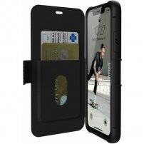 UAG Metropolis odolné flipové puzdro pre iPhone 11 – čierne