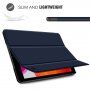 Smart puzdro so stojančekom a funkciou uspania pre iPad 10,2" (2019-2021) – modré