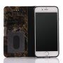 Flipové puzdro so vzorom mramoru pre iPhone 7 / 8 – čierne