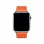 Kožený remienok pre Apple Watch Ultra 49mm / 46mm / 45mm / 44mm / 42mm - oranžový