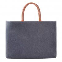 Elegantná taška v štýle kabelky pre MacBook do 15" – tmavosivá