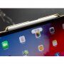 Puzdro s podsvietenou klávesnicou a príchytkou na Apple Pencil pre iPad Pro 12,9" (2018/2020) - strieborné