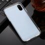 Zrkadlový kryt pre iPhone XR – ružovo-zlatý
