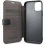 Mercedes Quilted Perf flipové puzdro pre iPhone 11 Pro Max – čierne