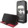Karl Lagerfeld Ikonik flipové puzdro pre iPhone 11 – čierne