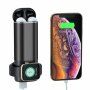Powerbanka 5200 mAh s&nbsp;bezdrôtovým nabíjaním Apple Watch/AirPods – čierna