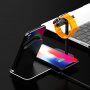 Bezdrôtová hliníková nabíjacia stanica pre iPhone/Apple Watch/AirPods – čierna
