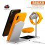 Bezdrôtová hliníková nabíjacia stanica pre iPhone/Apple Watch/AirPods – strieborná