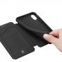 Dux Ducis flipové puzdro so slotom na karty pre iPhone XR - čierne