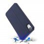 Dux Ducis flipové puzdro so slotom na karty pre iPhone XR - modré
