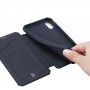 Dux Ducis flipové puzdro so slotom na karty pre iPhone XR - modré