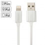 KiwiBird certifikovaný MFi lightning kábel pre Apple iPhone / iPad / iPod - 1&nbsp;m - biely