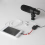 Aputure redukcia / adaptér / rozbočovač 3,5 mm audio jack pre slúchadlá a&nbsp;mikrofón - pre iPhone / iPad