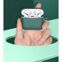 Usams silikónový obal s&nbsp;karabínou pre AirPods Pro – žltý