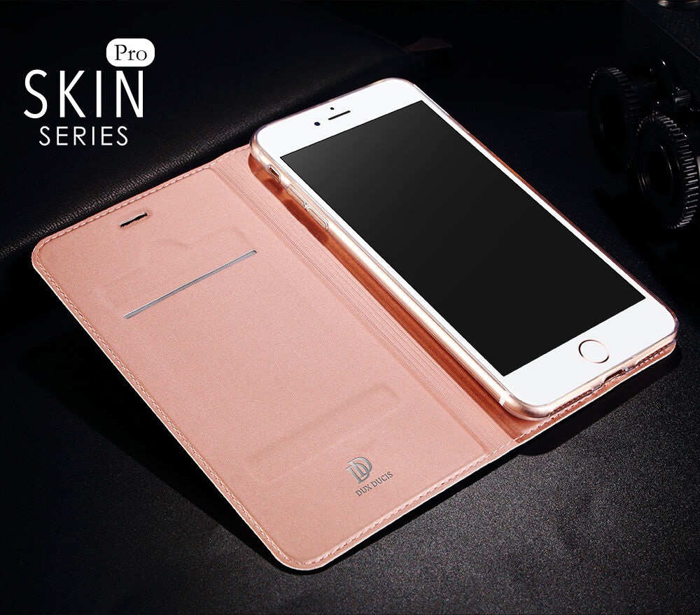 Dux Ducis flipové puzdro so stojančekom pre iPhone 7 Plus / 8 Plus – zlaté