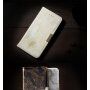 Flipové puzdro so vzorom mramoru pre iPhone 7 / 8 – sivé