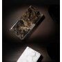 Flipové puzdro so vzorom mramoru pre iPhone 7 / 8 – čierne